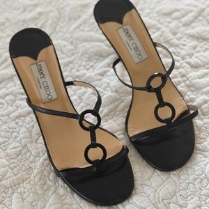 Jimmy Choo Black Summer Sandals